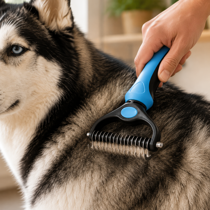 Heavy-Coat Dog Deshedding Comb