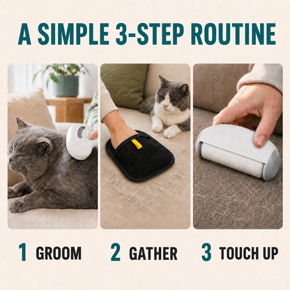 3-Step Cat Hair Control Kit