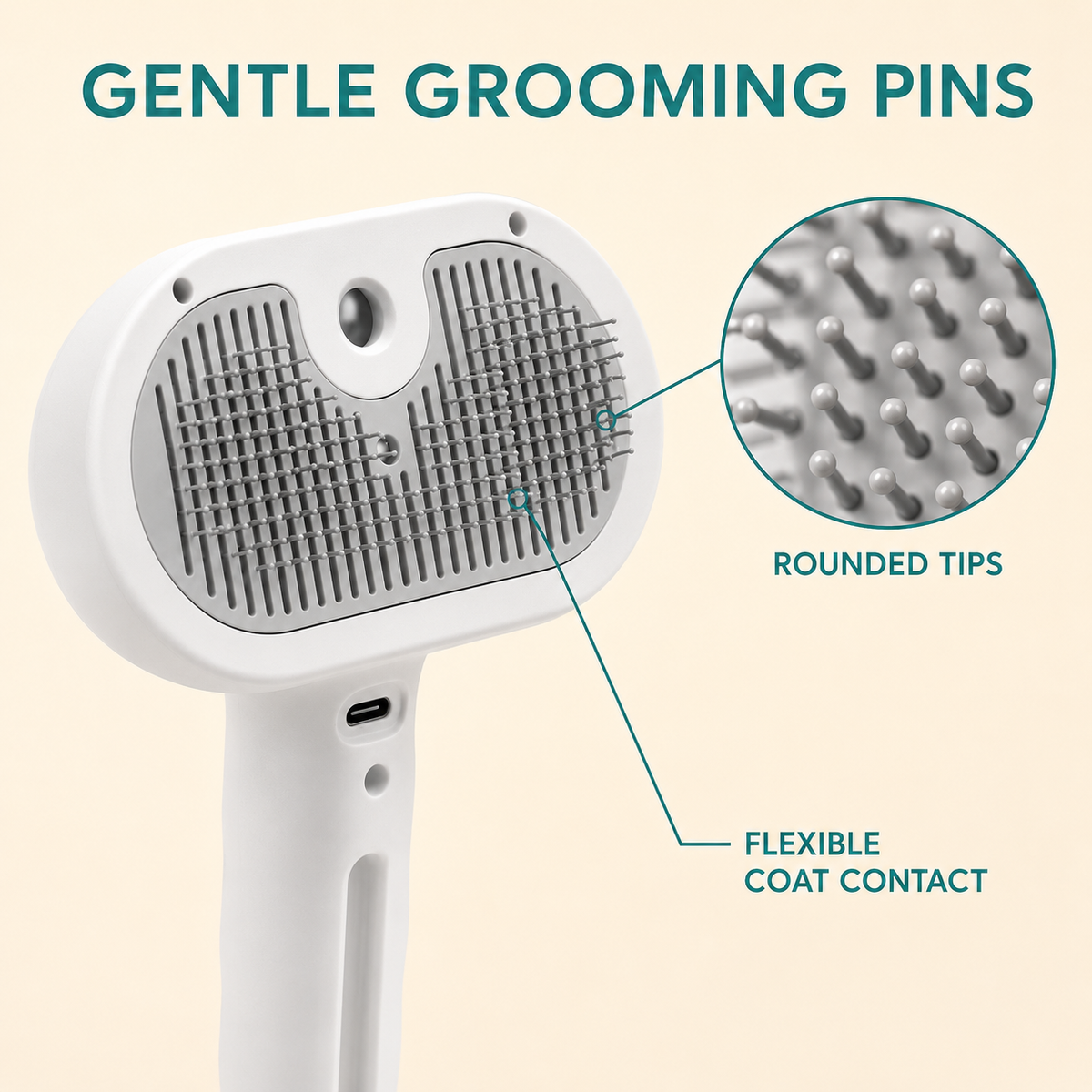 Cool-Mist Cat Grooming Comb